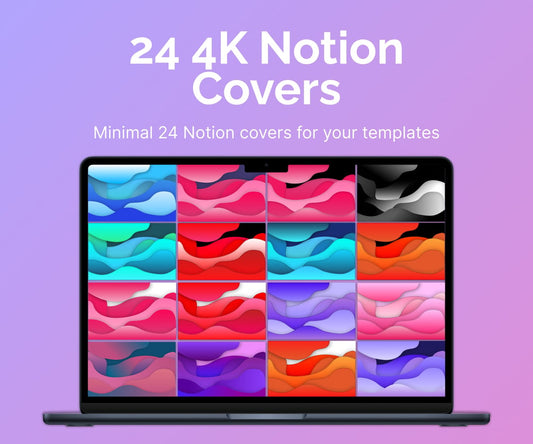Minimal Notion Covers Template Wallpaper Organizer
