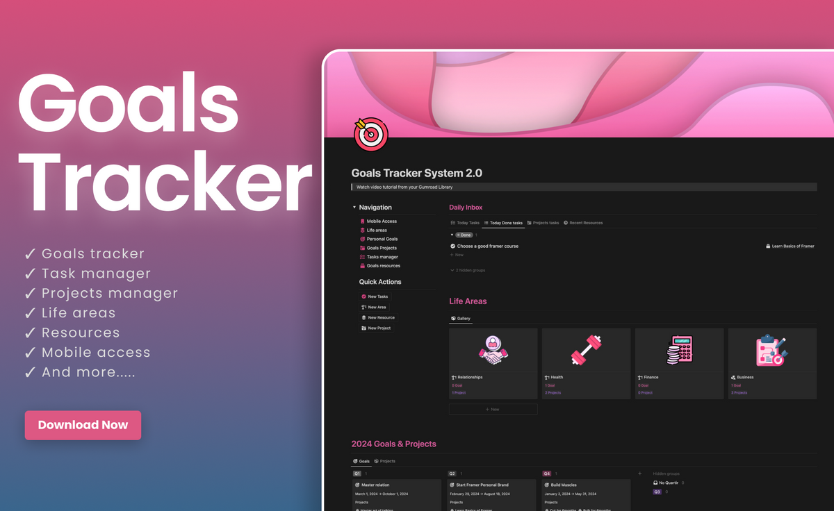 OlsNotion Ultimate Brains Bundle Notion Template Life Productivity Organizer