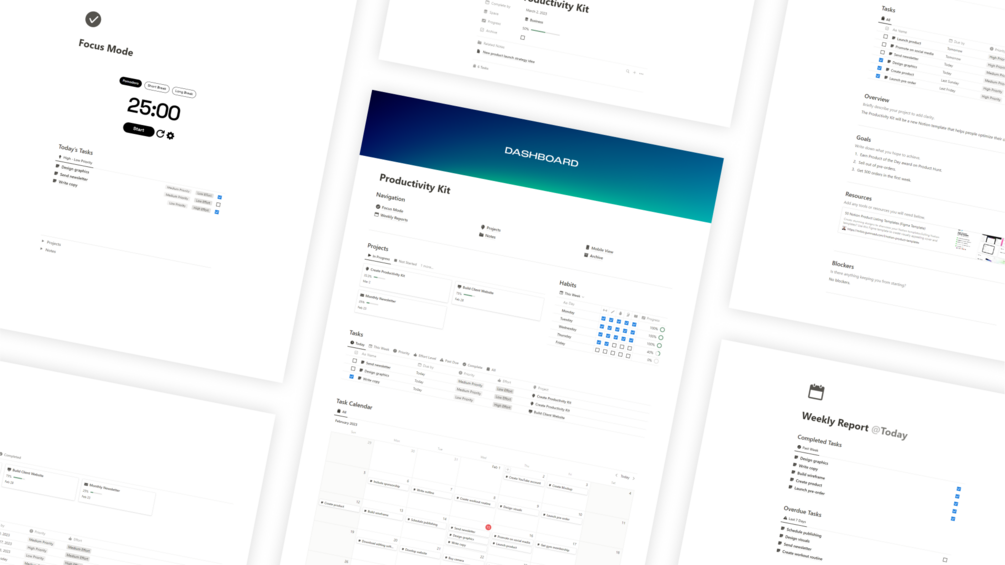Matt Bio Notion Template Productivity Planner Project Organizer
