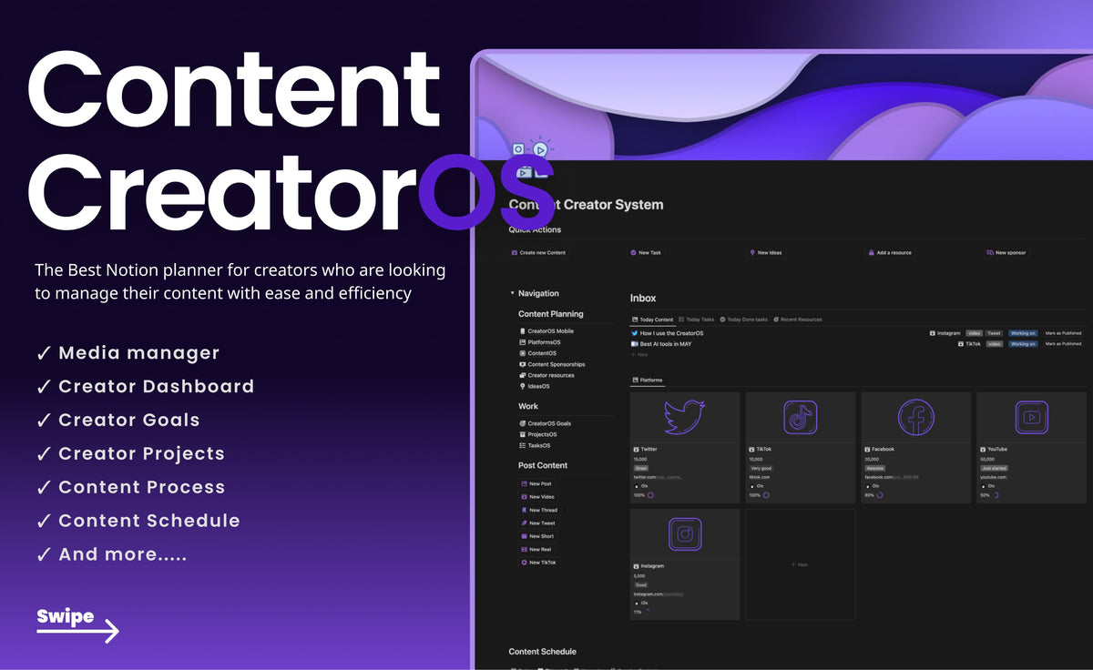 OlsNotion Ultimate Brains Bundle Notion Template Life Productivity Organizer