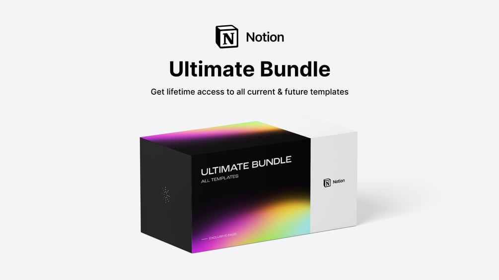 Matt Bio Ultimate Bundle Notion Template Productivity Workspace Organizer