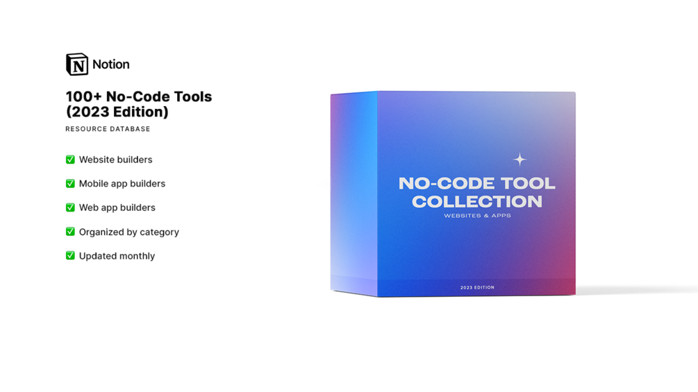 Matt Bio No-Code Tools Notion Template Directory Organizer