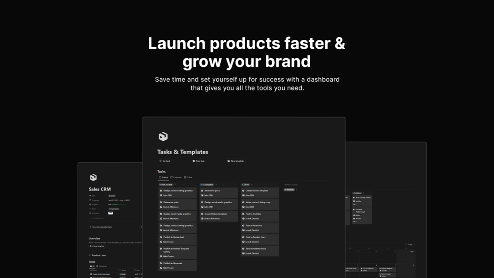 Matt Bio Creator Dashboard Notion Template Content Planner Organizer